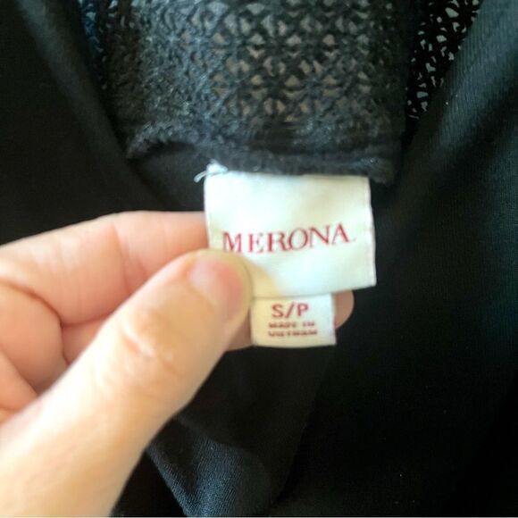 MERONA Tank Top with Cute Knit Back Size Small - Picture 4 of 4